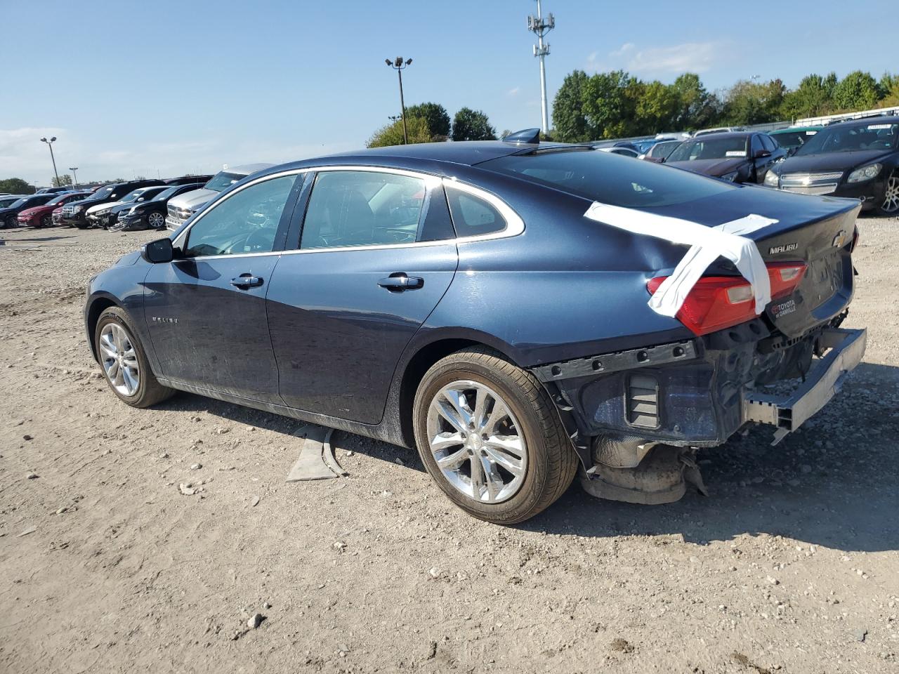 2017 Chevrolet Malibu VIN 1G1ZE5ST1HF176859 Copart auction photo, rear end / minor dent/scratches damage thumbnail 2