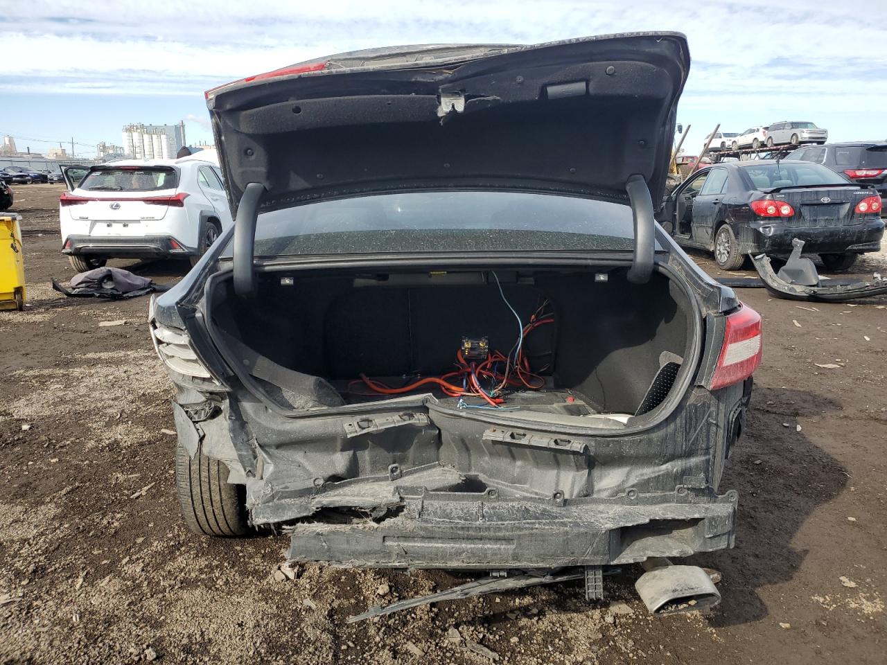 2015 Hyundai Sonata VIN 5NPE24AF0FH025003 Copart auction photo, rear end / side damage thumbnail 6