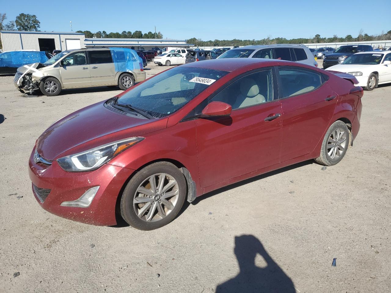 2016 Hyundai Elantra VIN 5NPDH4AE4GH721155