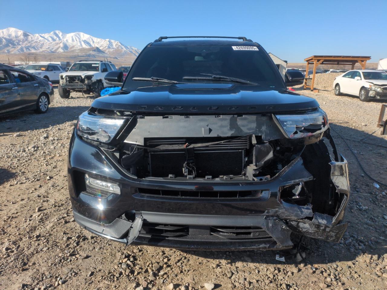 2021 Ford Explorer VIN 1FM5K8GC6MGA56175 Copart auction photo, front end damage thumbnail 5