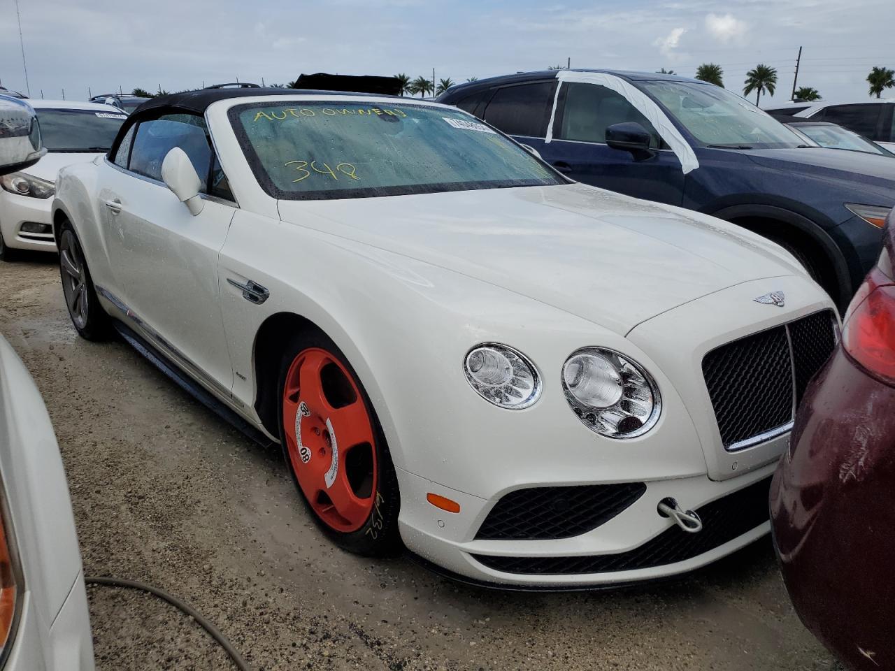 2016 Bentley Continental VIN SCBGH3ZA4GC054160 Copart auction photo, water/flood damage thumbnail 4