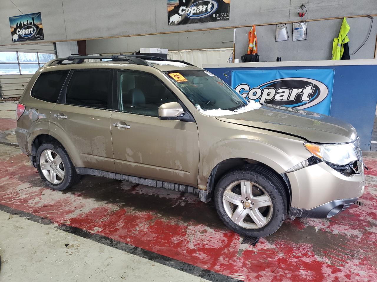 2009 Subaru Forester VIN JF2SH64689H780235 Copart auction photo, front end damage thumbnail 4