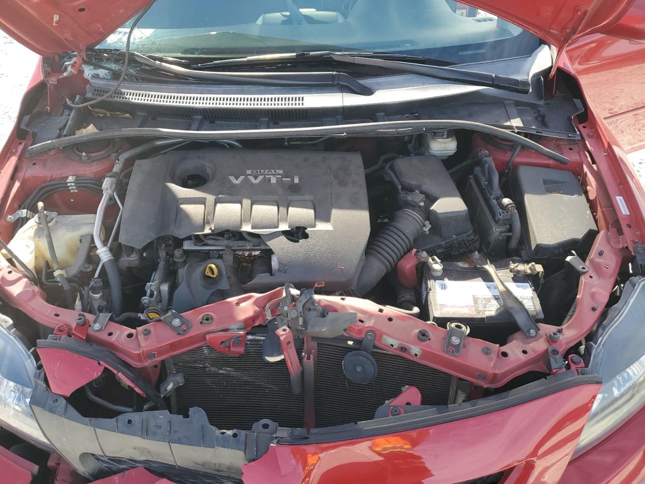 2010 Toyota Corolla VIN 1NXBU4EE4AZ255765 Copart auction photo, front end damage thumbnail 11