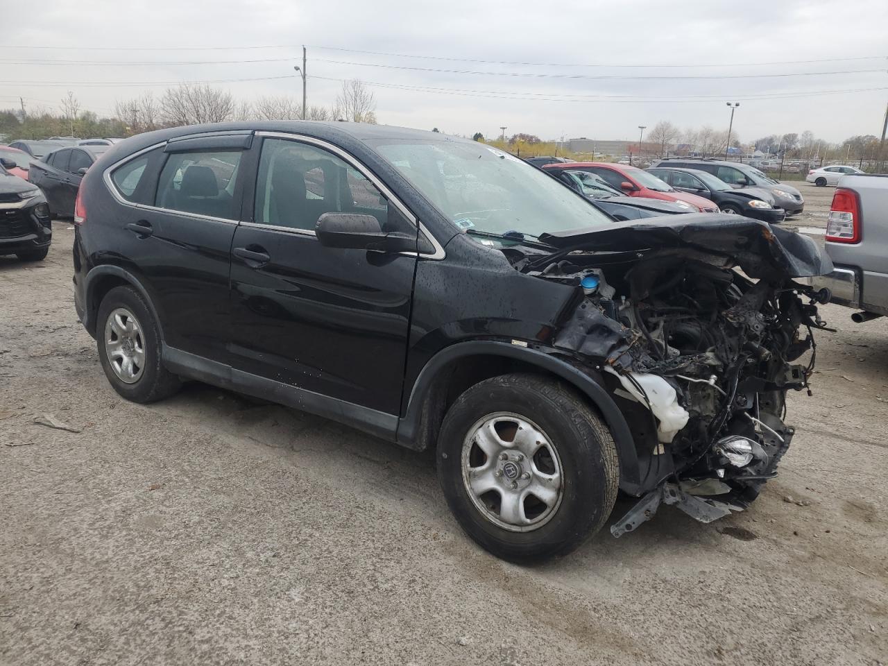 2014 Honda CR-V VIN 2HKRM4H34EH628879 Copart auction photo, front end damage thumbnail 4