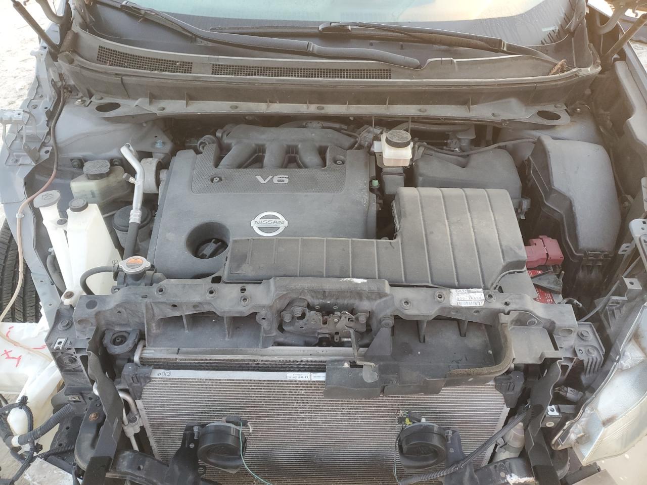 2010 Nissan Murano VIN JN8AZ1MUXAW000202 Copart auction photo, front end / side damage thumbnail 12