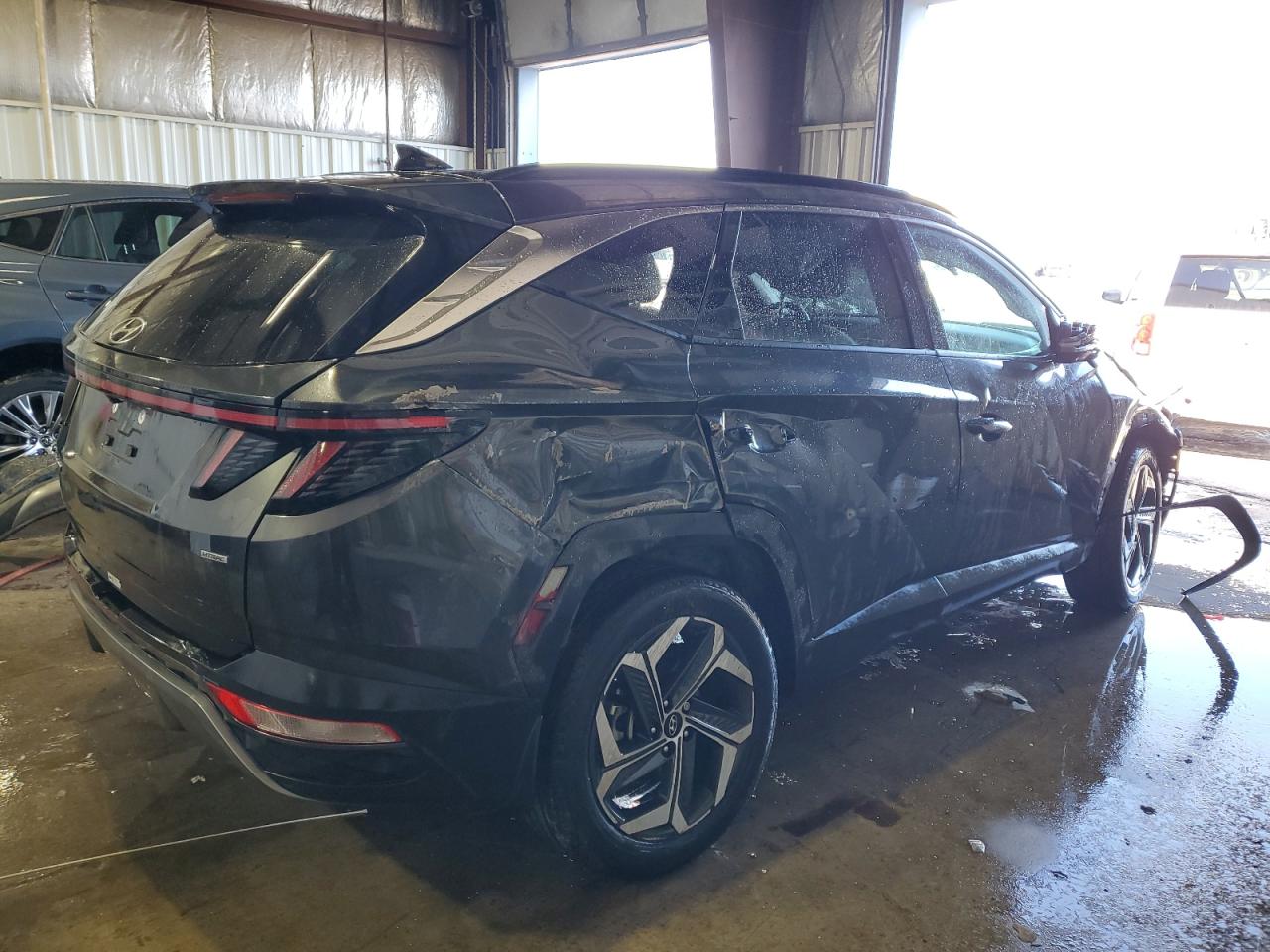 2023 Hyundai Tucson VIN 5NMJECAE2PH178052 Copart auction photo, rollover damage thumbnail 3