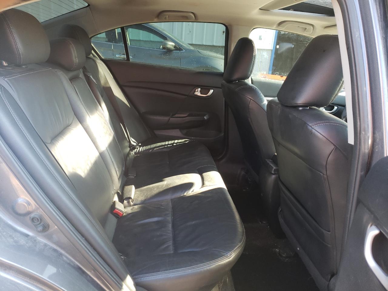 2015 Honda Civic VIN 2HGFB2F72FH007848 Copart auction photo, front end / side damage thumbnail 10