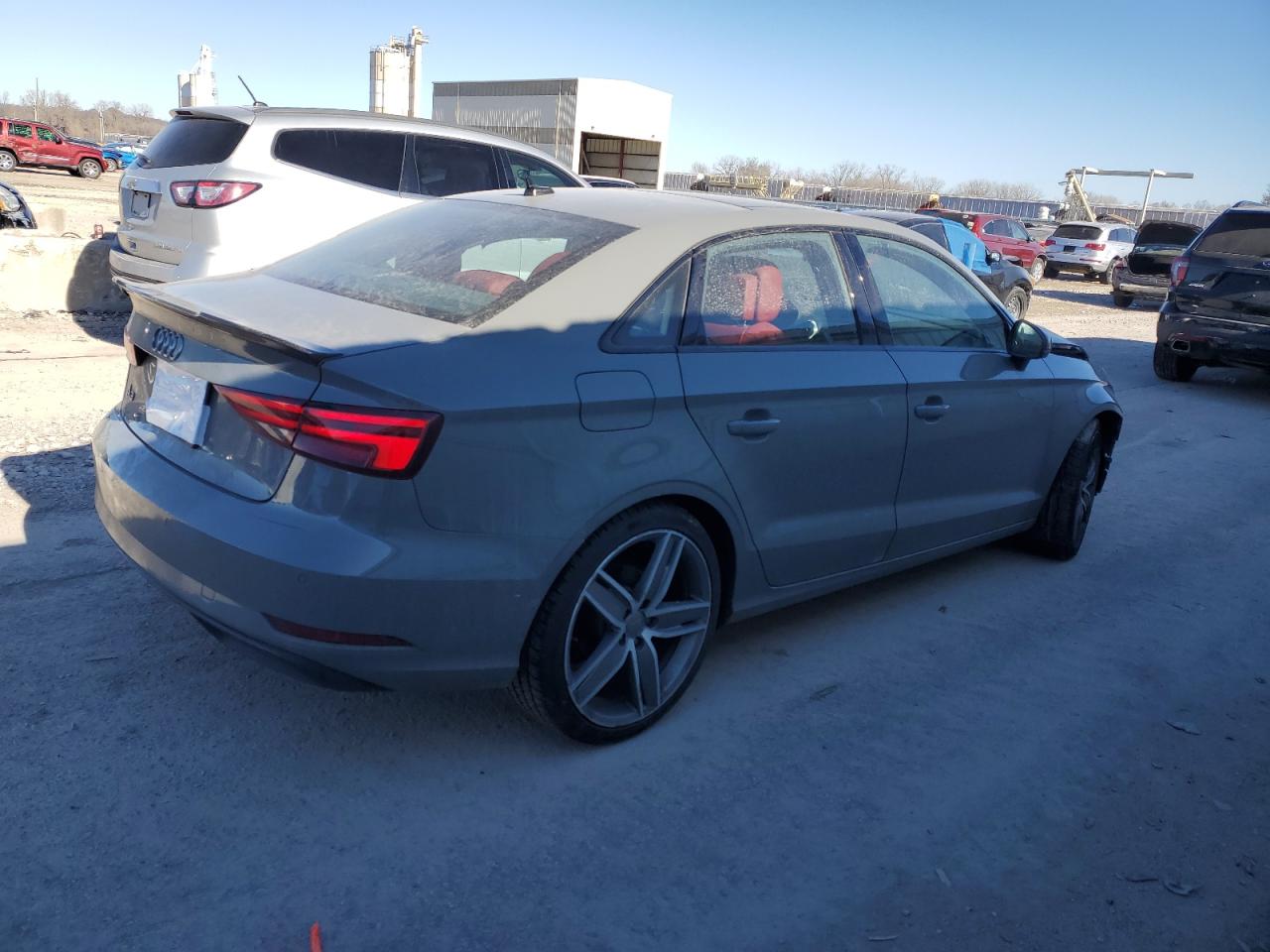 2020 Audi A3 VIN WAUCUGFF4LA095941 Copart auction photo, front end damage thumbnail 3