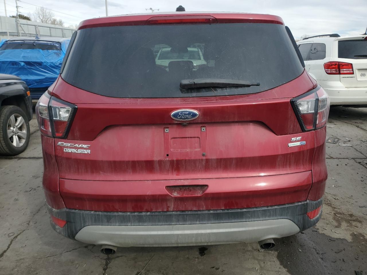 2017 Ford Escape VIN 1FMCU9GD9HUD28564 Copart auction photo, front end / hail damage thumbnail 6