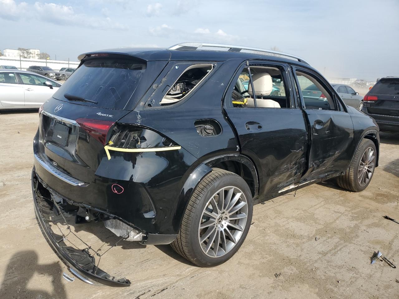 2024 Mercedes-Benz GLE VIN 4JGFB4FBXRB057713 Copart auction photo, all over damage thumbnail 3