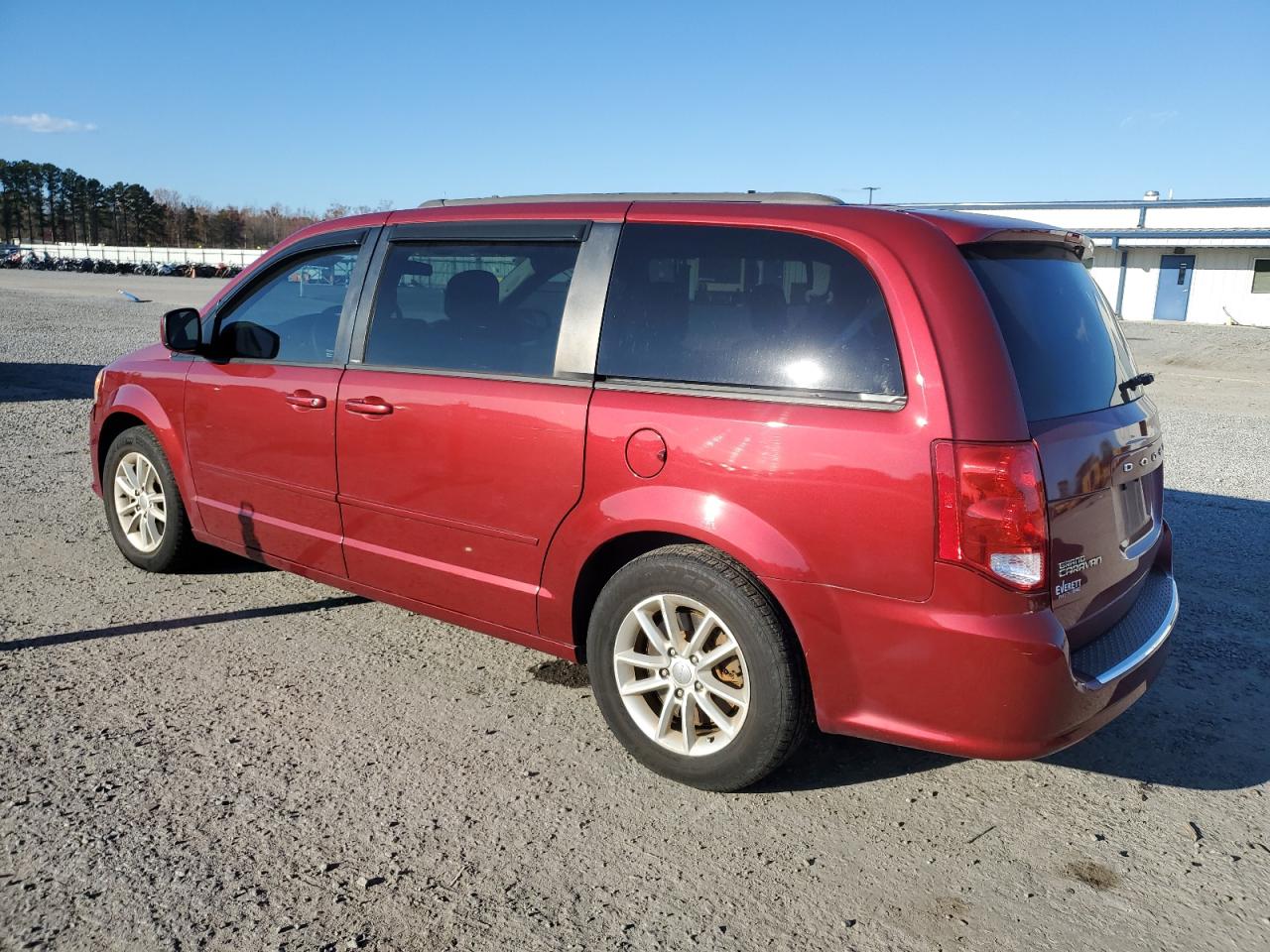 2014 Dodge Caravan VIN 2C4RDGCG8ER263234 Copart auction photo, side / rear end damage thumbnail 2