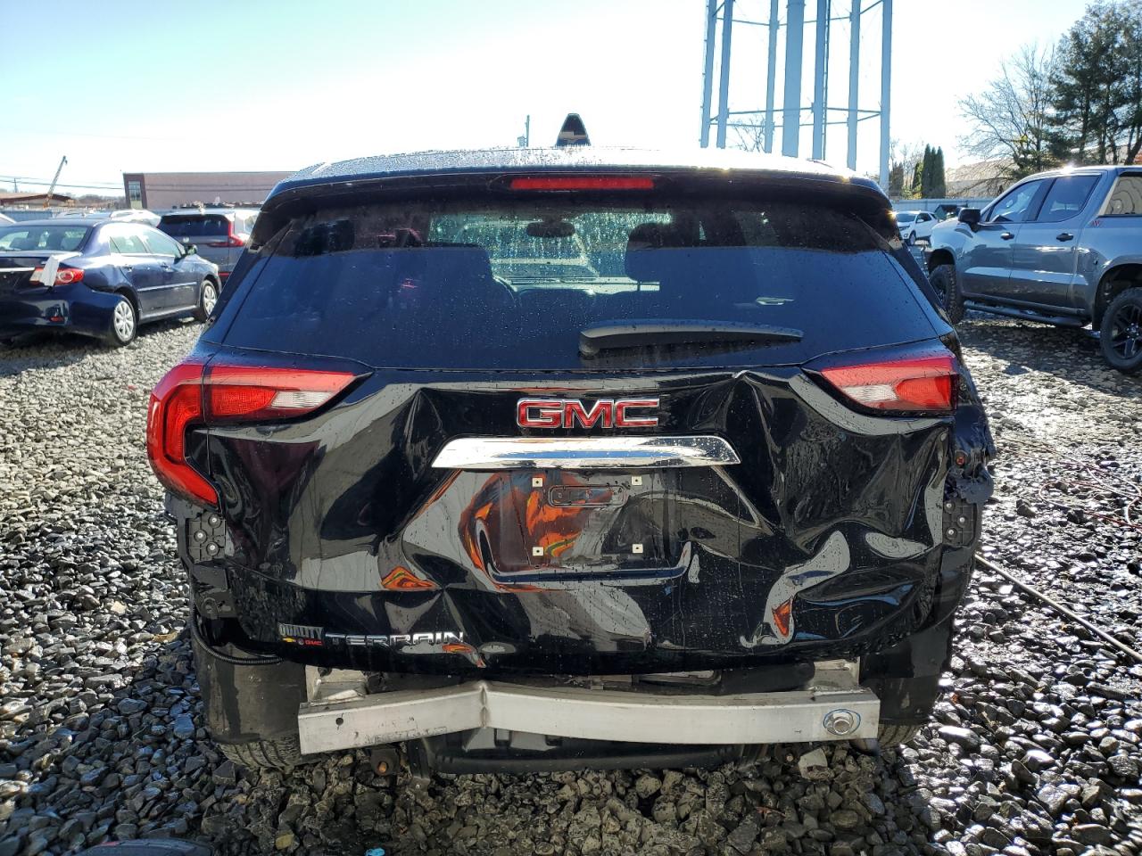 2018 GMC Terrain VIN 3GKALMEV6JL247393 Copart auction photo, front end damage thumbnail 6
