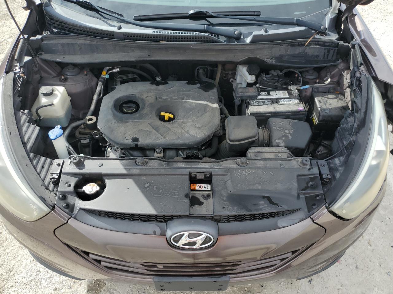 2015 Hyundai Tucson VIN KM8JT3AFXFU952730 Copart auction photo, front end damage thumbnail 12