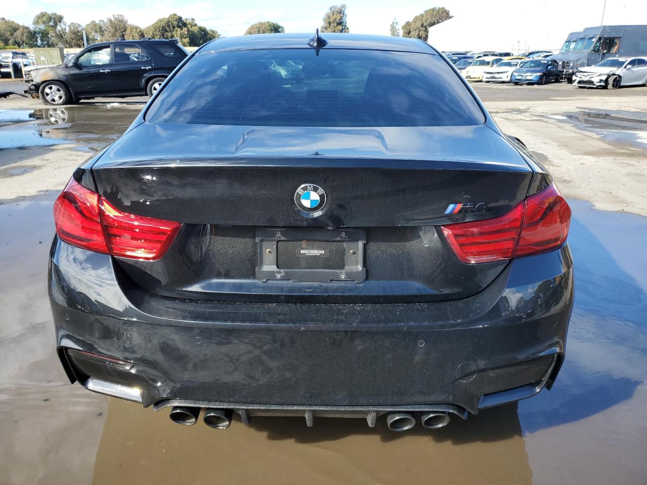 2019 BMW M4 VIN WBS4Y9C57KAG67209 Copart auction photo, side / rear end damage thumbnail 6
