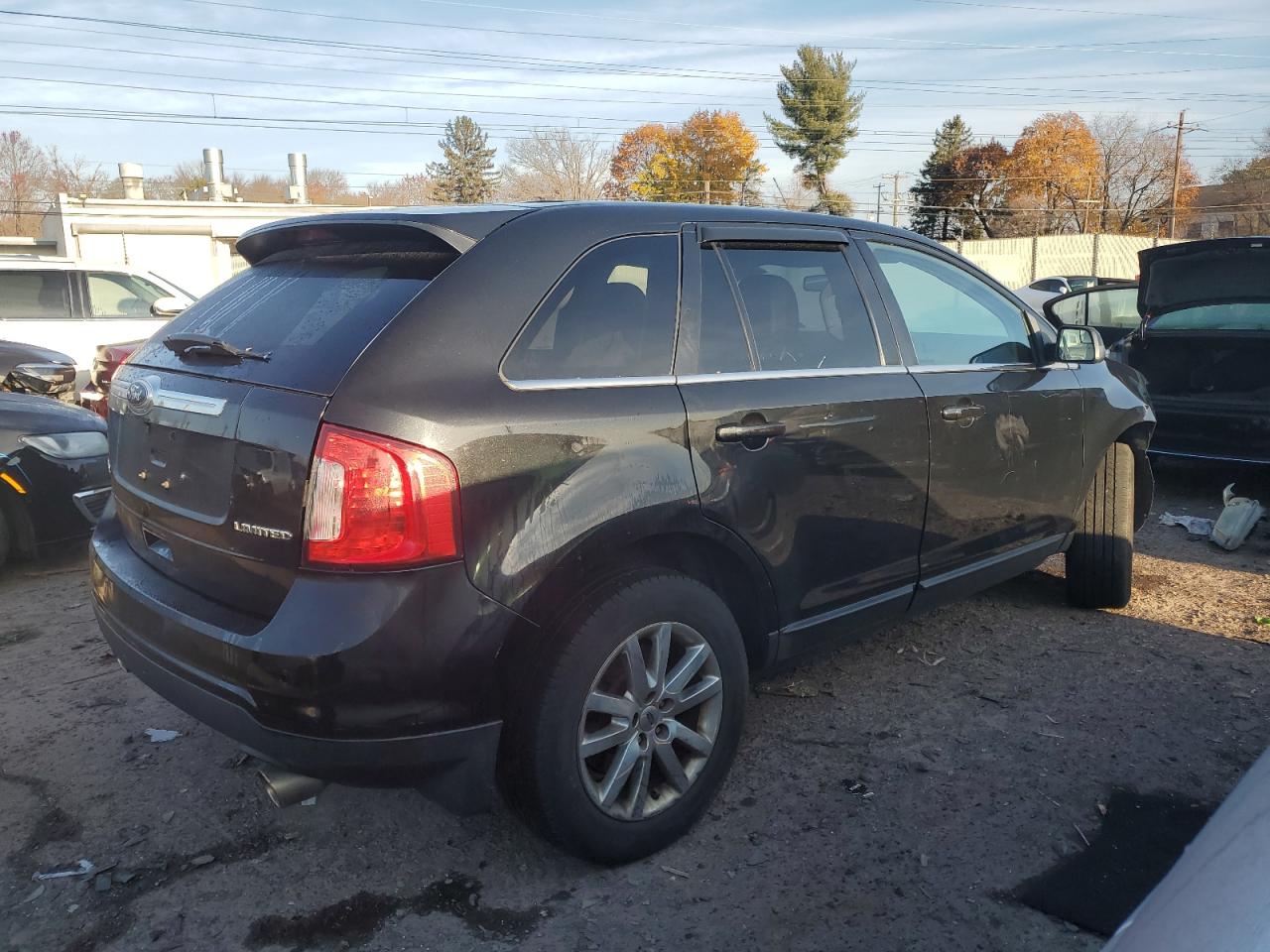 2014 Ford Edge VIN 2FMDK3KC3EBA25853 Copart auction photo, front end damage thumbnail 3