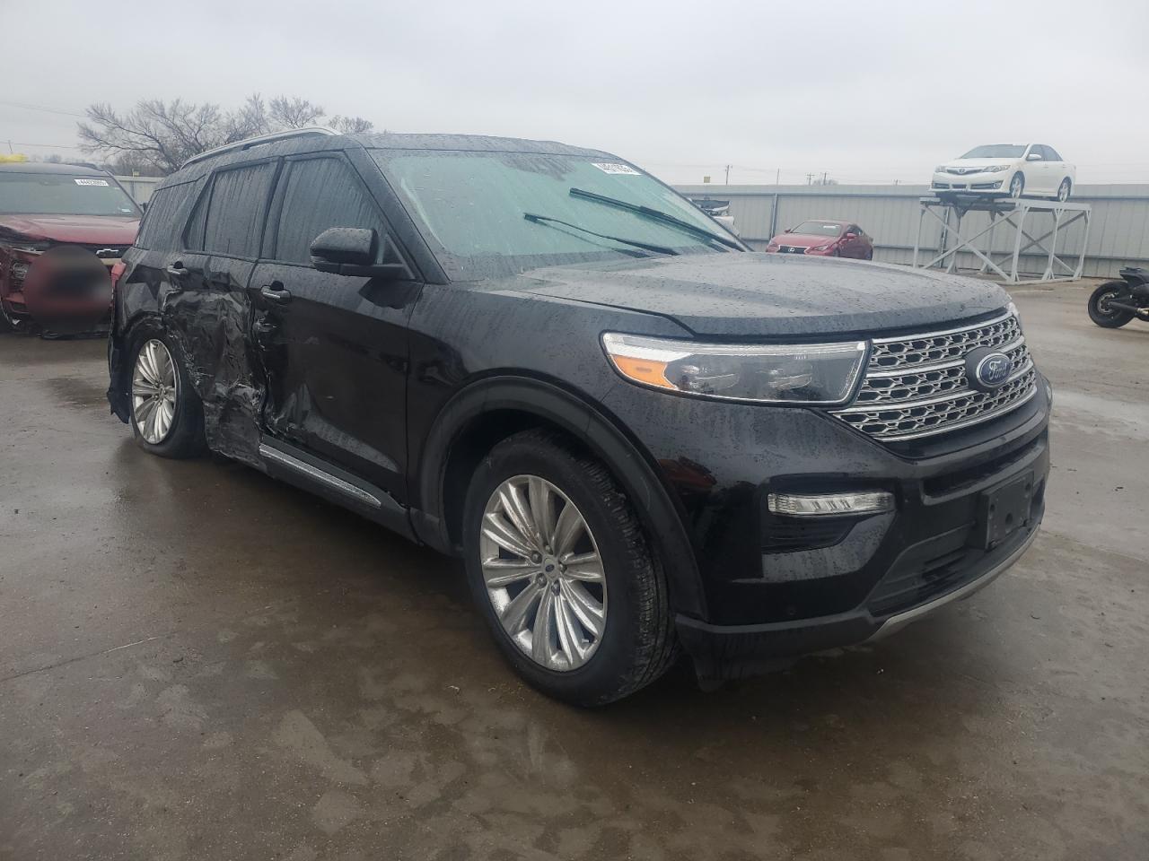 2022 Ford Explorer VIN 1FMSK7FH4NGB38644 Copart auction photo, side damage thumbnail 4