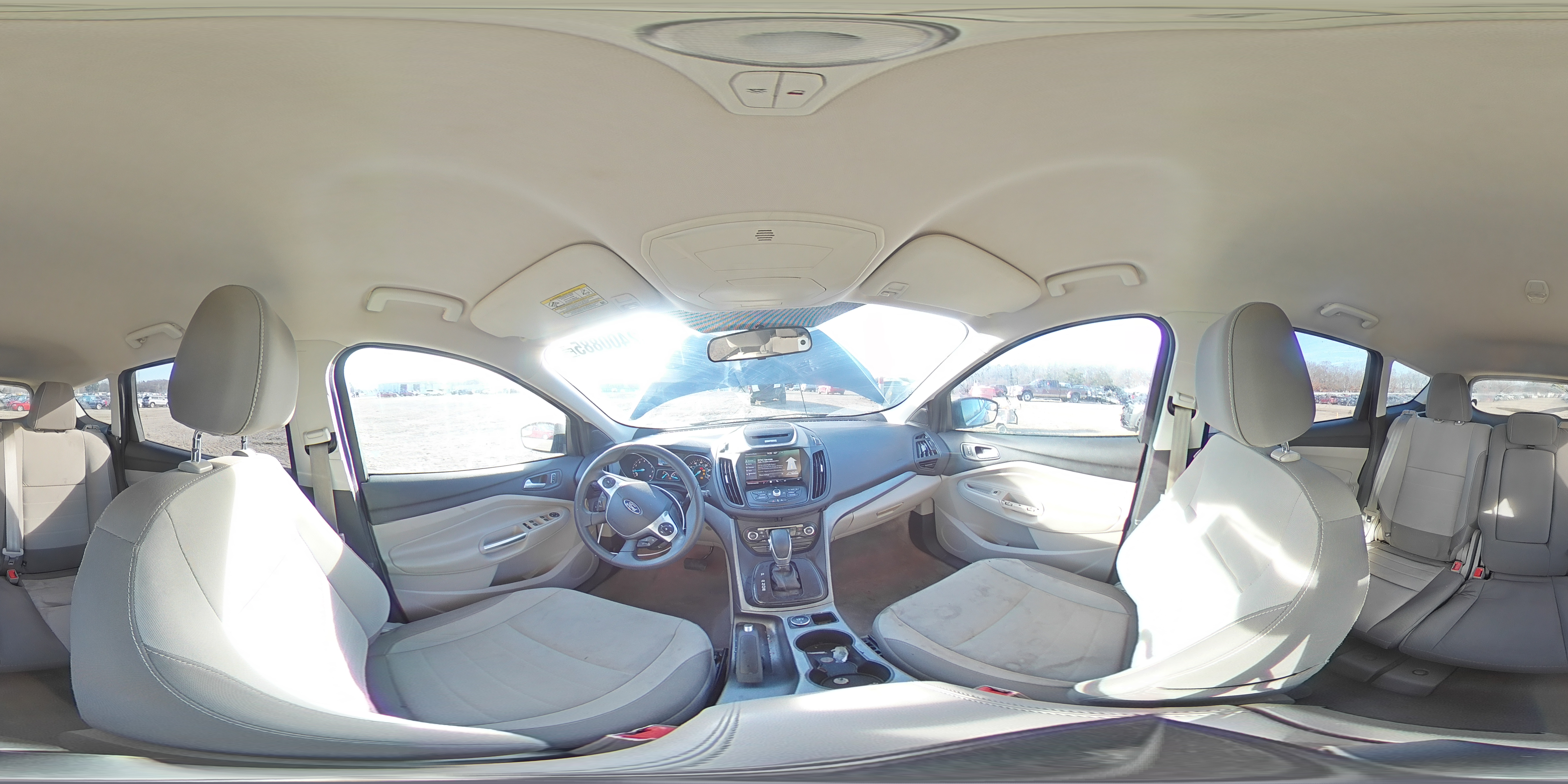 2014 Ford Escape VIN 1FMCU9G99EUC97050 Copart auction photo, undercarriage / front end damage thumbnail 14