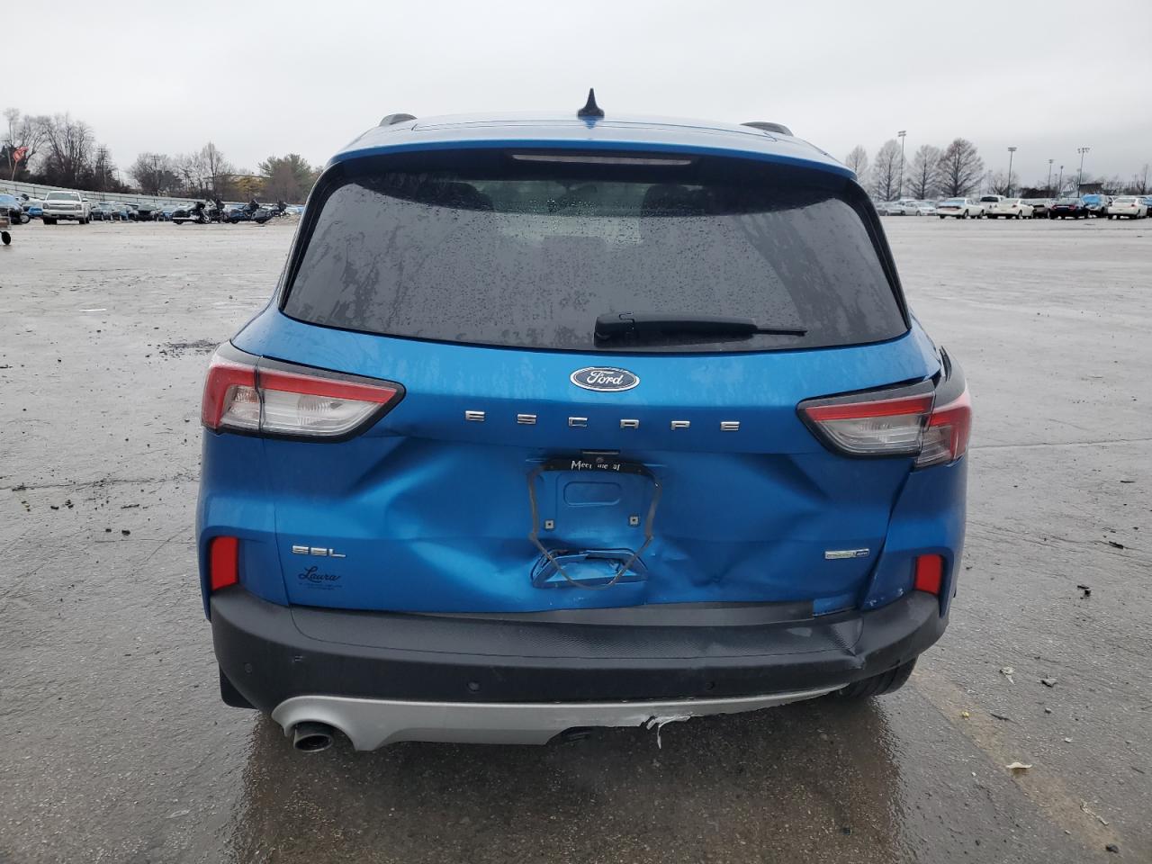2020 Ford Escape VIN 1FMCU9H62LUA86113 Copart auction photo, rear end damage thumbnail 6
