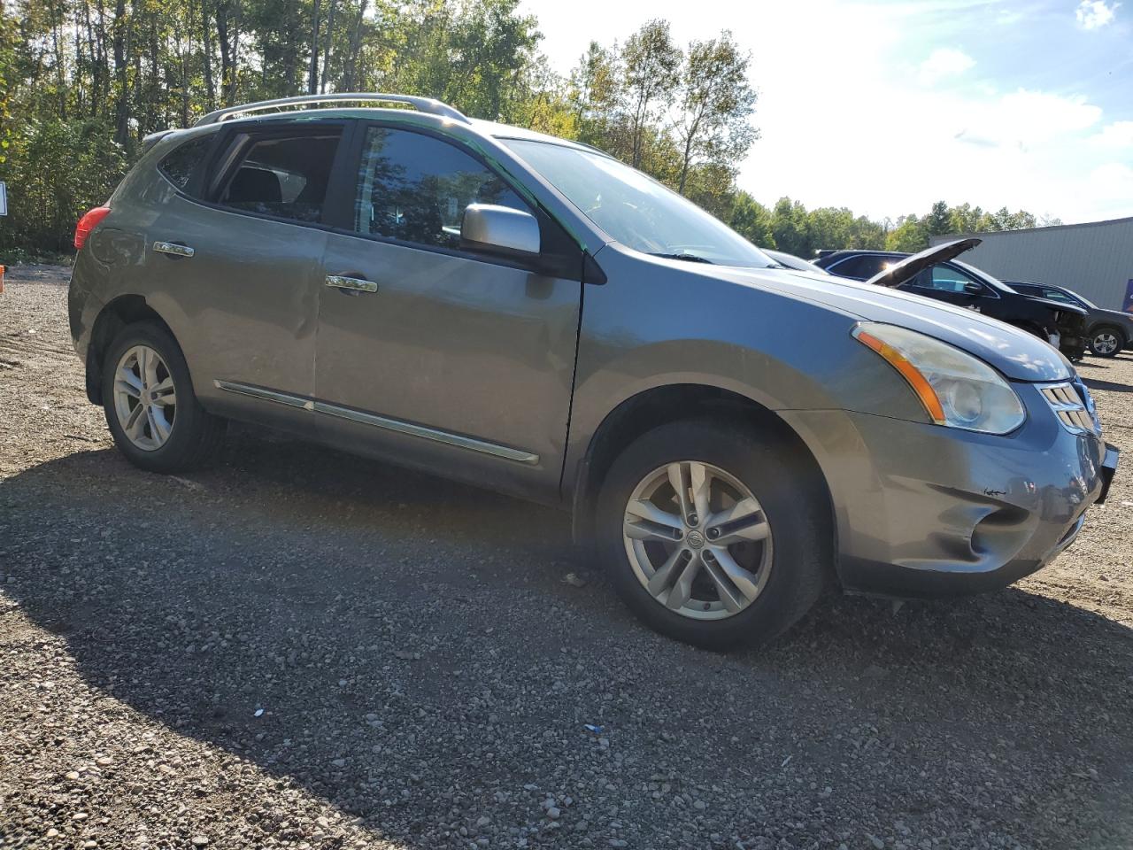 2012 Nissan Rogue VIN JN8AS5MV5CW368309 Copart auction photo, side damage thumbnail 4