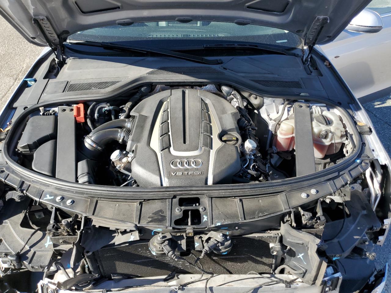 2015 Audi A8 VIN WAU32AFD6FN039126 Copart auction photo, front end damage thumbnail 12