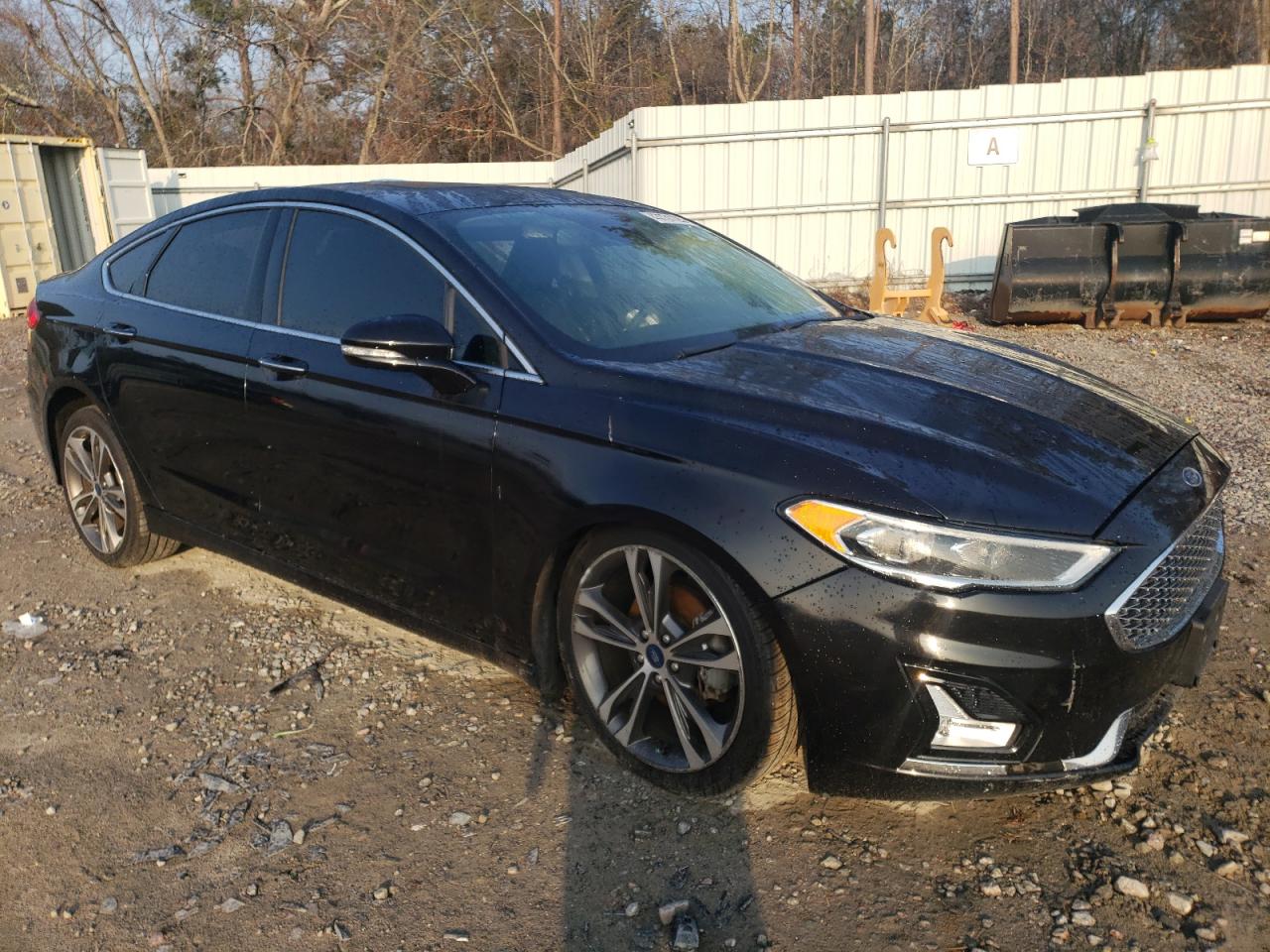 2020 Ford Fusion VIN 3FA6P0D94LR151688 Copart auction photo, front end / side damage thumbnail 4