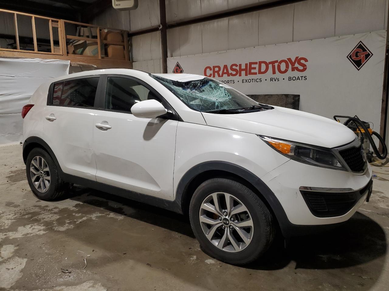 2016 KIA Sportage VIN KNDPB3AC3G7867901 Copart auction photo, top/roof damage thumbnail 4