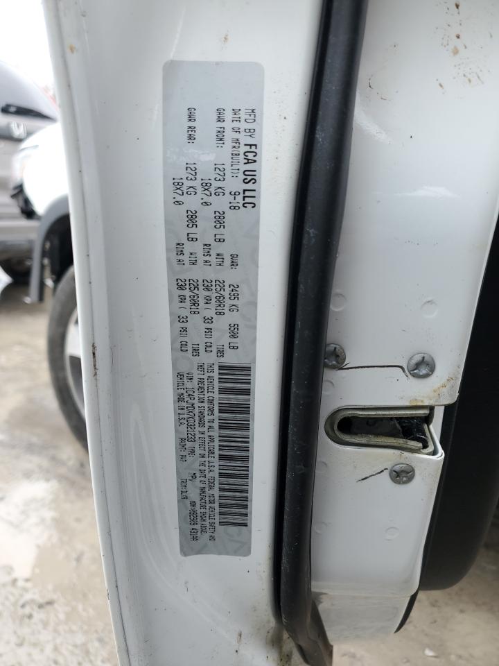 2019 Jeep Grand Cherokee VIN 1C4PJMDX7KD321233 Copart auction photo, front end damage thumbnail 14