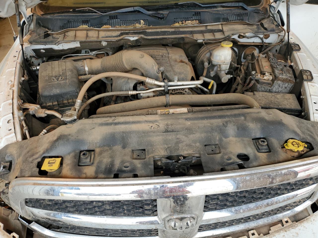 2019 RAM 1500 VIN 1C6RR7FT9KS720998 Copart auction photo, front end / hail damage thumbnail 13