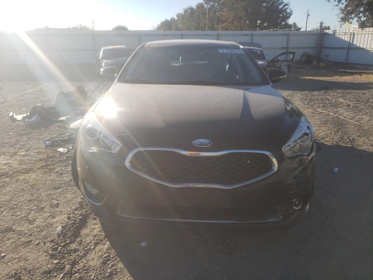 2014 KIA Cadenza VIN KNALN4D73E5163830 Copart auction photo, rear end / front end damage thumbnail 5