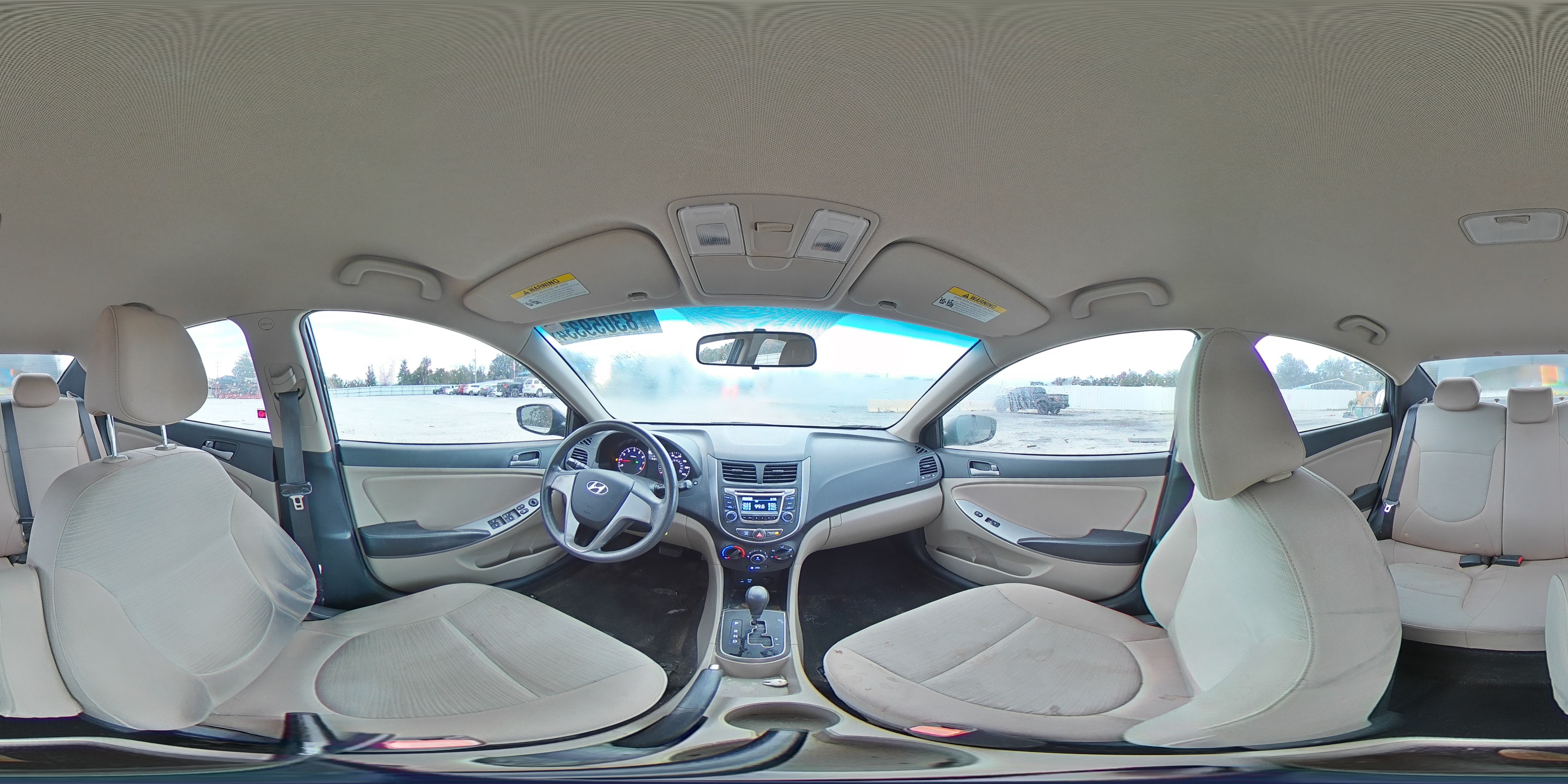 2016 Hyundai Accent VIN KMHCT4AE4GU121036 Copart auction photo, rear end damage thumbnail 14