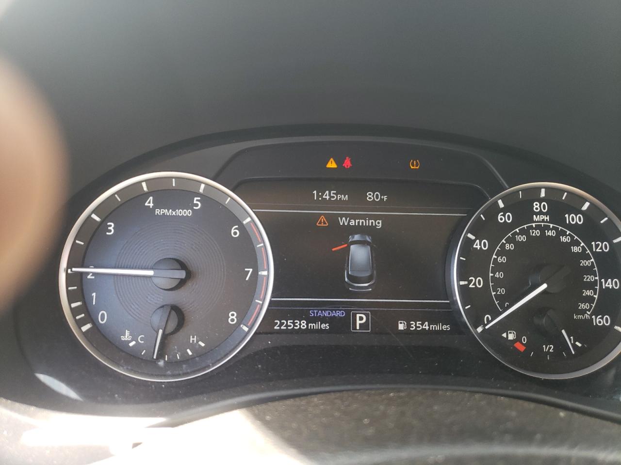 2021 Infiniti QX50 VIN 3PCAJ5BB6MF104061 Copart auction photo, front end damage thumbnail 9