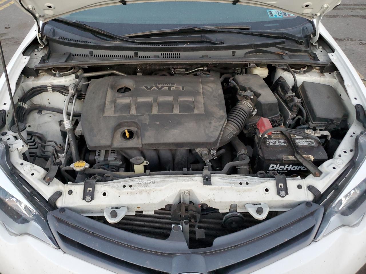 2016 Toyota Corolla VIN 2T1BURHEXGC484051 Copart auction photo, rear end damage thumbnail 11