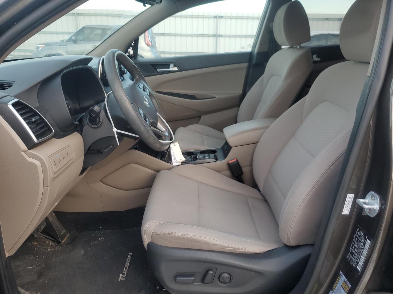2019 Hyundai Tucson VIN KM8J33A46KU026480 Copart auction photo, front end / side damage thumbnail 7