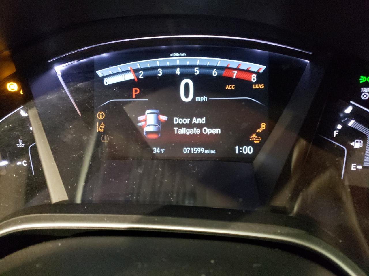 2017 Honda CR-V VIN 5J6RW2H55HL021612 Copart auction photo, side / front end damage thumbnail 9