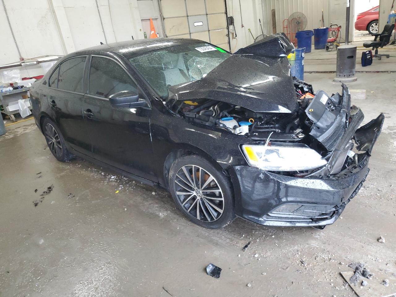 2016 Volkswagen Jetta VIN 3VWD17AJ3GM383032 Copart auction photo, front end damage thumbnail 4