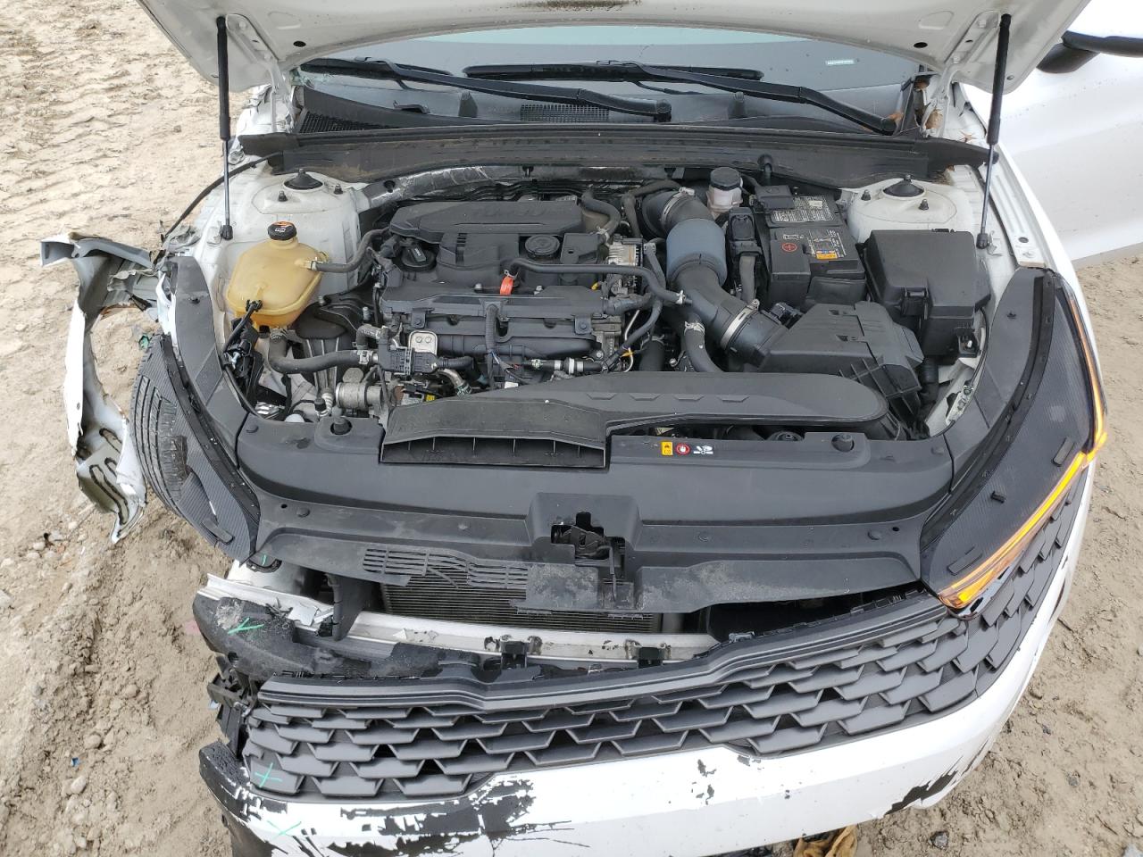 2022 KIA K5 VIN 5XXG14J22NG146151 Copart auction photo, front end / side damage thumbnail 11