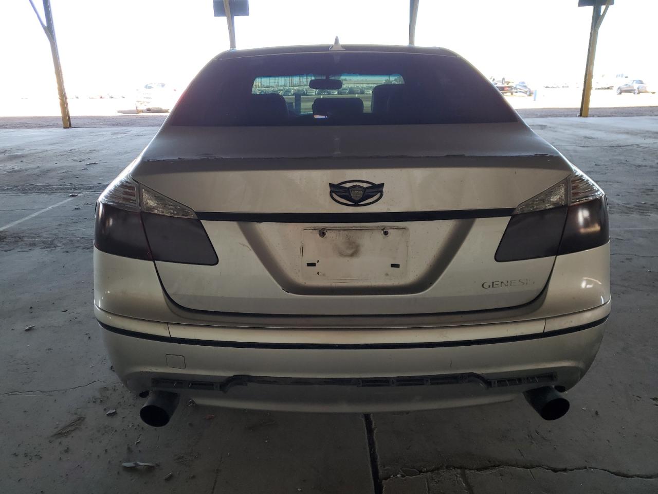 2011 Hyundai Genesis VIN KMHGC4DE7BU117892 Copart auction photo, side damage thumbnail 6