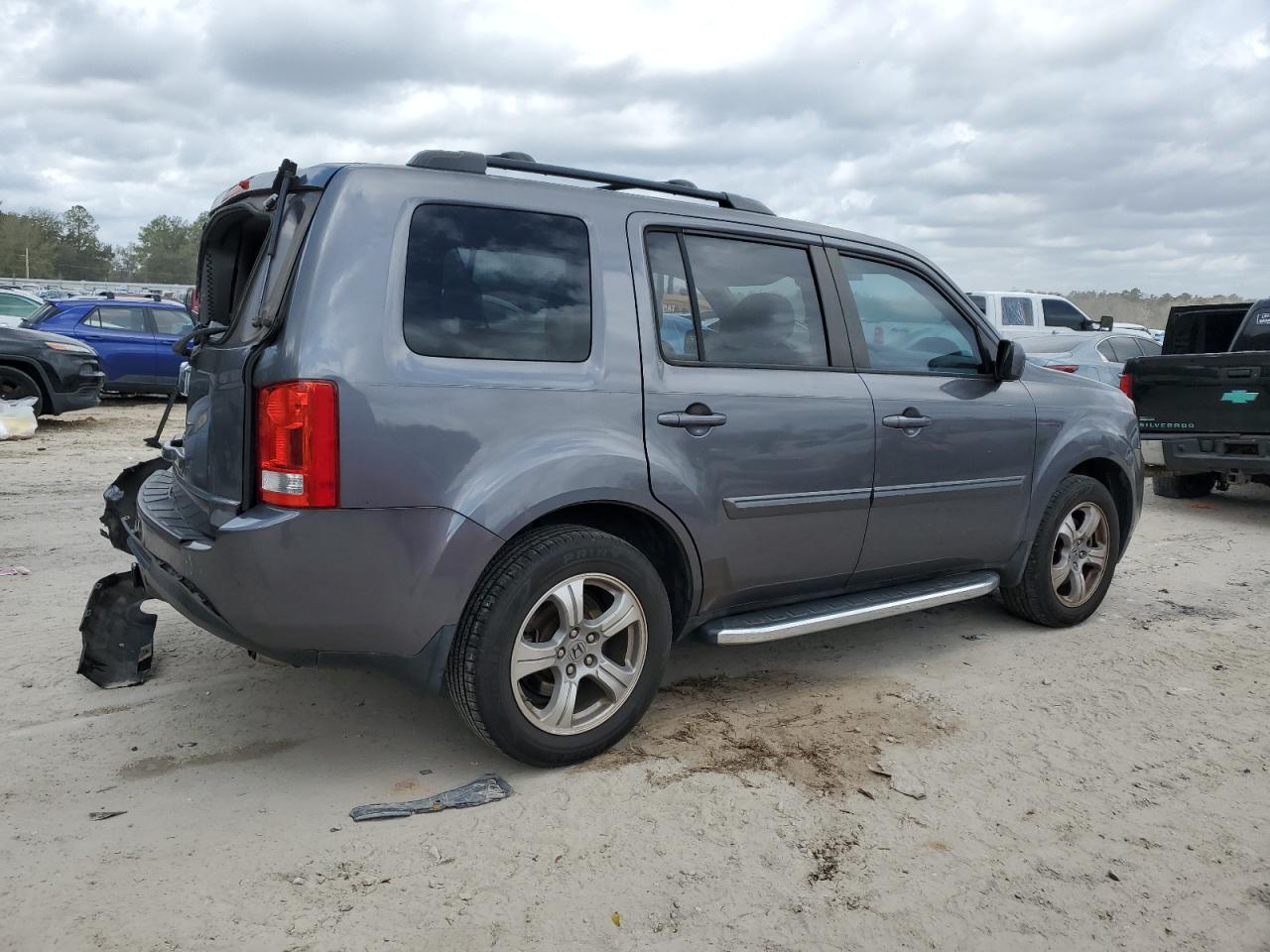 2014 Honda Pilot VIN 5FNYF3H70EB002490 Copart auction photo, rear end / front end damage thumbnail 3