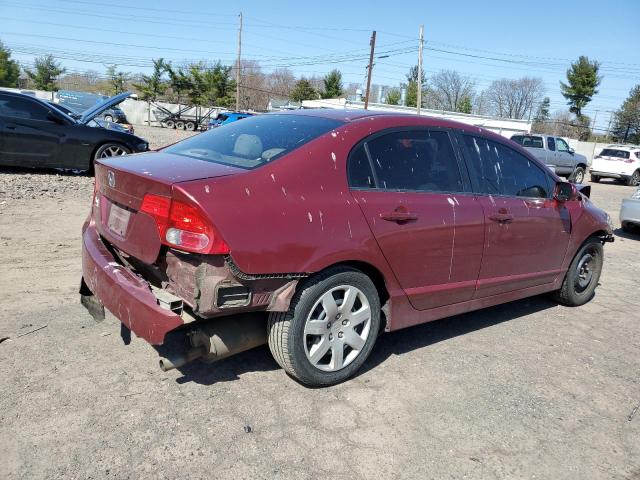 2007 Honda Civic VIN 1HGFA16597L068663 Copart auction photo, front end / rear end damage thumbnail 3
