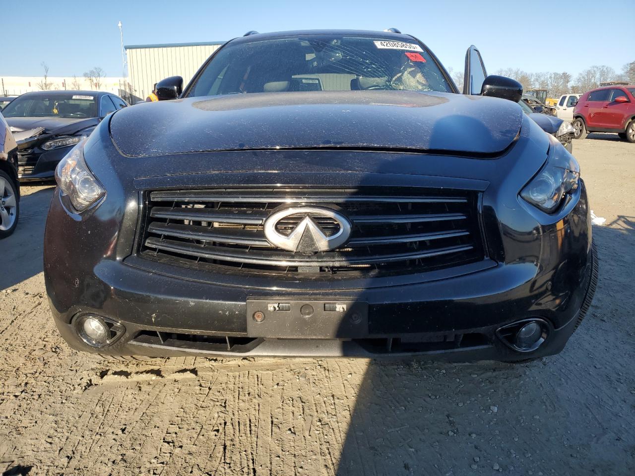 2016 Infiniti QX70 VIN JN8CS1MW7GM400396 Copart auction photo, all over damage thumbnail 5