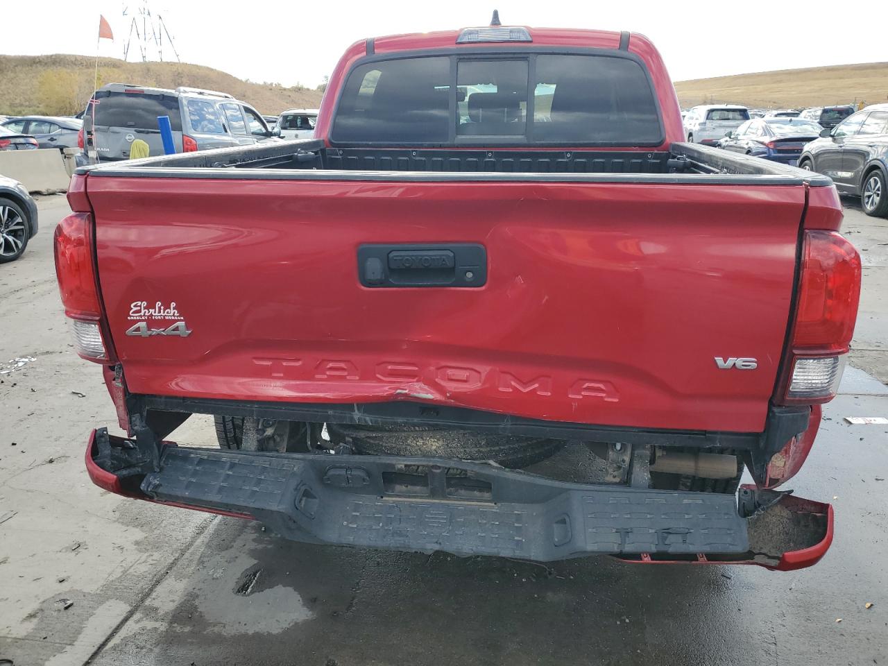 2021 Toyota Tacoma VIN 3TMCZ5AN2MM418041 Copart auction photo, rear end / front end damage thumbnail 6