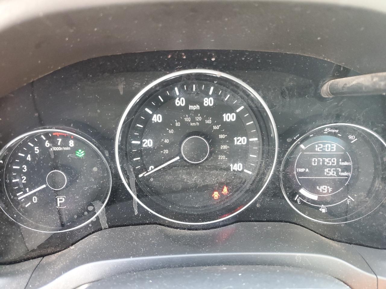2017 Honda HR-V VIN 3CZRU6H75HM726911 Copart auction photo, front end damage thumbnail 9