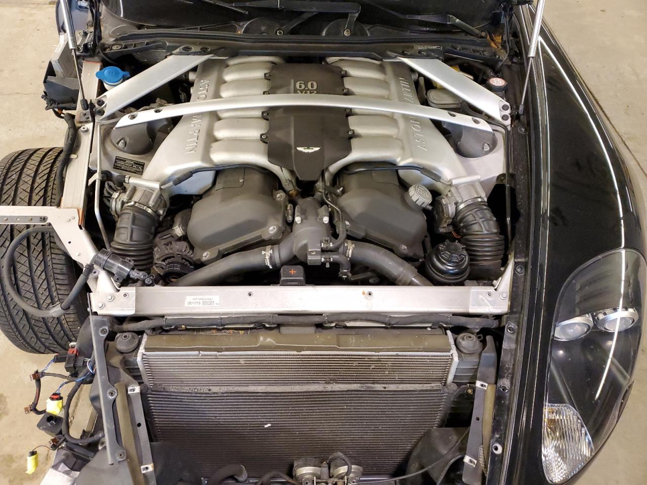 2007 Aston Martin DB9 VIN SCFAD02A87GB07074 Copart auction photo, stripped / side damage thumbnail 11
