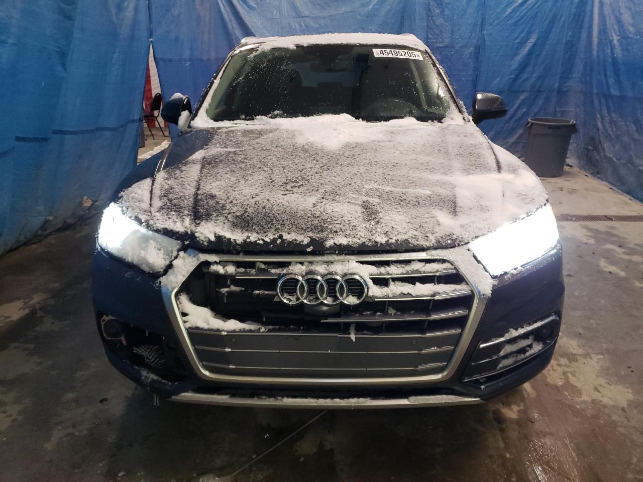 2018 Audi Q5 VIN WA1CNAFY0J2156282 Copart auction photo, front end damage thumbnail 5