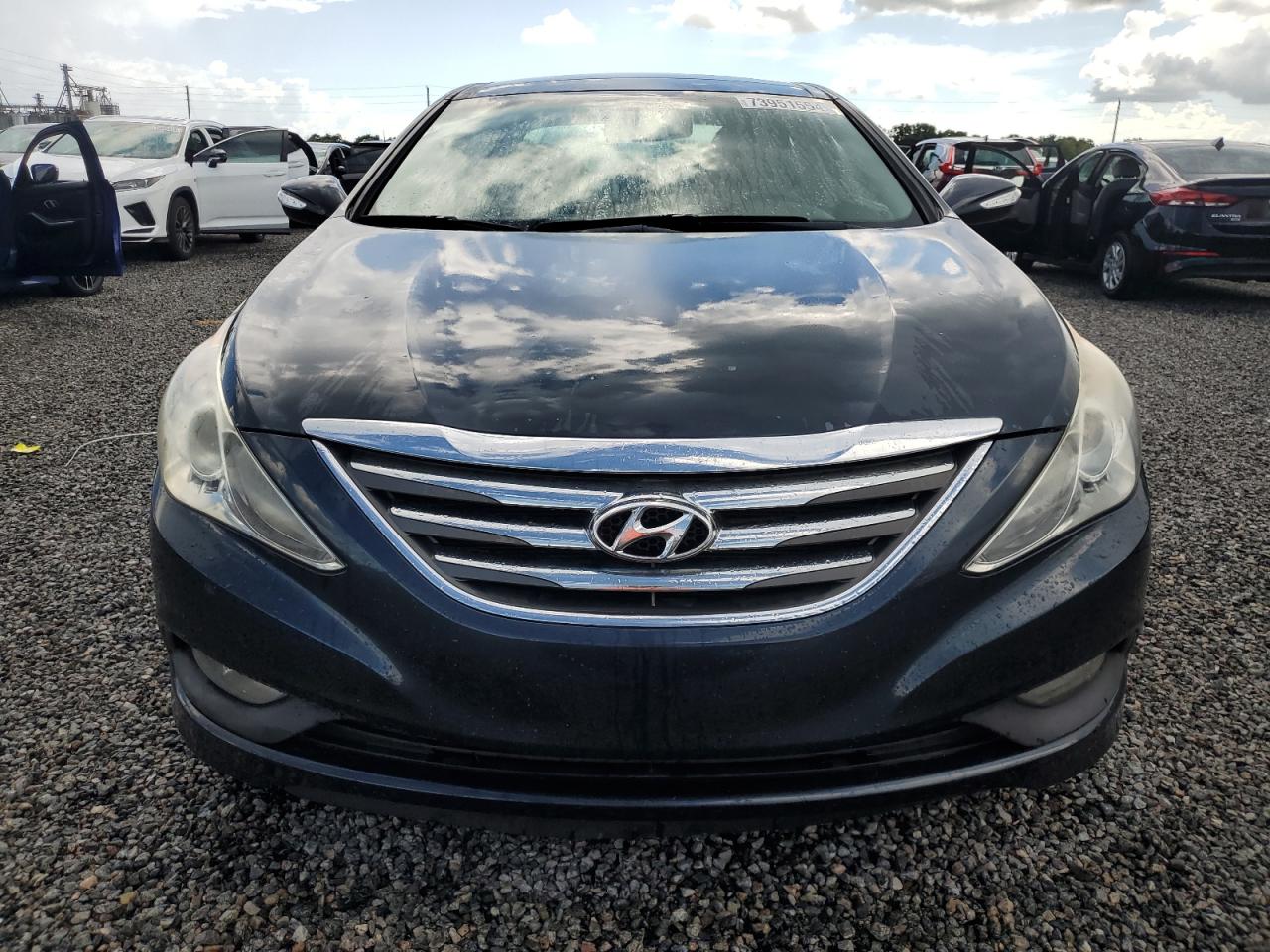 2014 Hyundai Sonata VIN 5NPEC4AC1EH917018 Copart auction photo, water/flood damage thumbnail 5