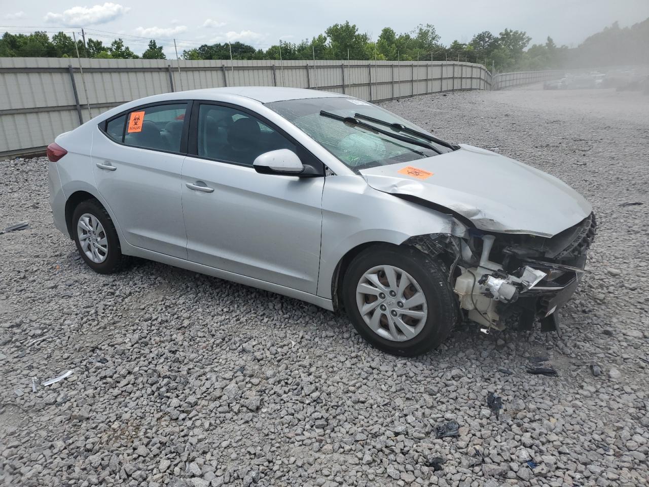 2018 Hyundai Elantra VIN 5NPD74LF9JH283393 Copart auction photo, all over damage thumbnail 4