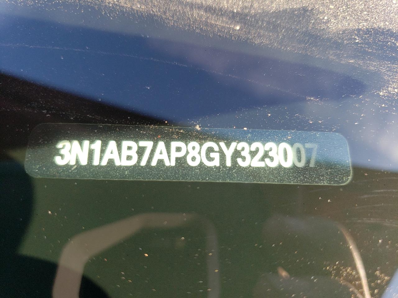 2016 Nissan Sentra VIN 3N1AB7AP8GY323007 Copart auction photo, side / front end damage thumbnail 12