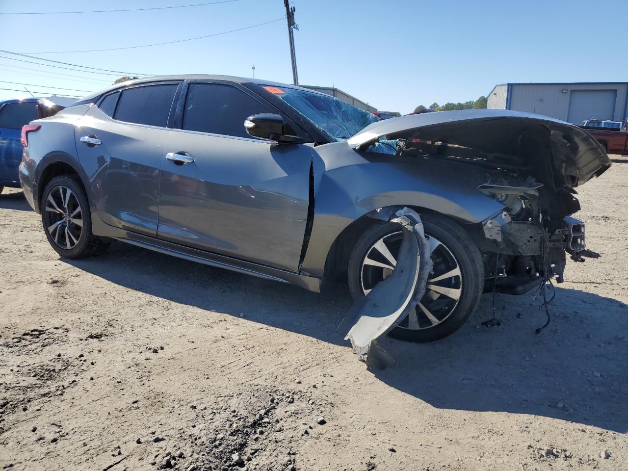 2018 Nissan Maxima VIN 1N4AA6AP0JC387476 Copart auction photo, all over damage thumbnail 4