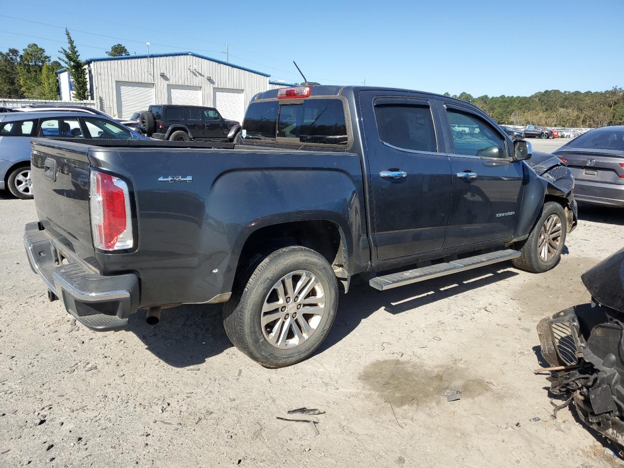 2016 GMC Canyon VIN 1GTG6DE36G1198112 Copart auction photo, front end / mechanical damage thumbnail 3