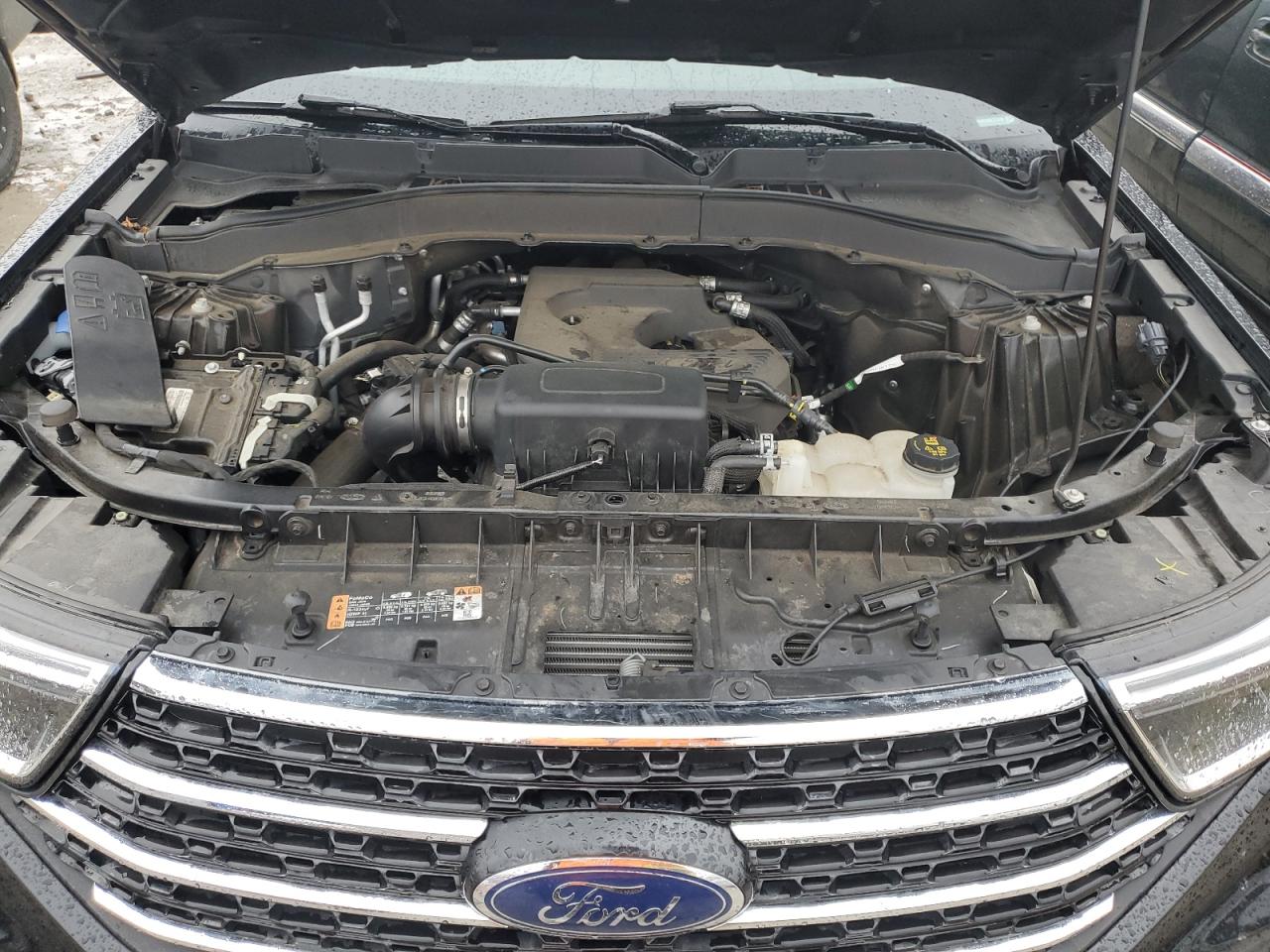 2020 Ford Explorer VIN 1FMSK7DH8LGC73576 Copart auction photo, rear end damage thumbnail 12